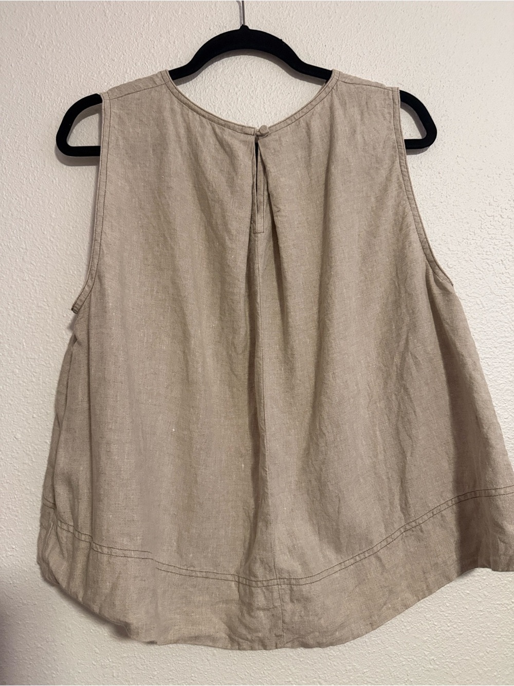 Madewell Linen Pleated Shell Top - Picture 6 of 9